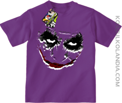 Halloween Super Smile - koszulka dziecięca fioletowa