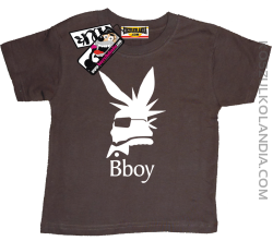 Bboy - koszulka dziecięca - brązowy