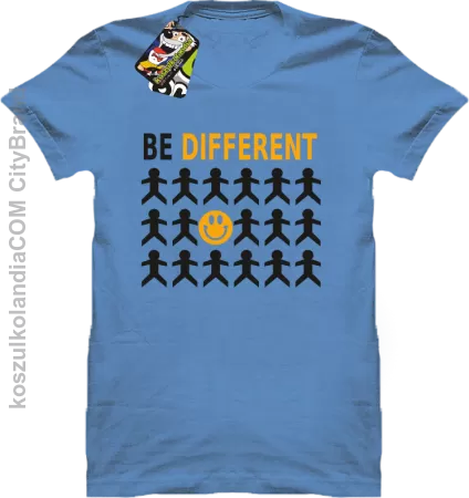 BE DIFFERENT - Koszulka męska 