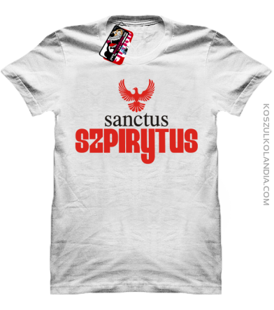 Sanctus Szpirytus - koszulka z nadrukiem męska