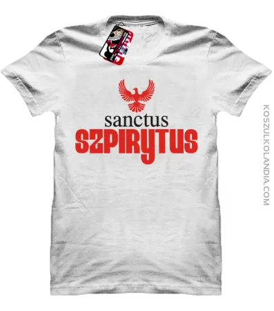 Sanctus Szpirytus - koszulka z nadrukiem męska