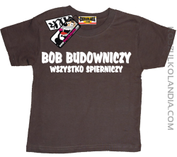 Bob Budowniczy - super koszulka dziecięca - brązowy