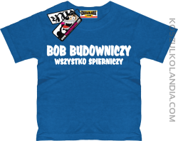 Bob Budowniczy - super koszulka dziecięca - niebieski