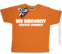 Bob Budowniczy - super koszulka dziecięca - pomarańczowy