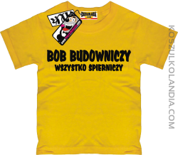 Bob Budowniczy - super koszulka dziecięca - żółty