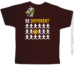BE DIFFERENT - Koszulka dziecięca brąz 