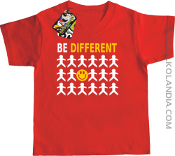 BE DIFFERENT - Koszulka dziecięca czerwona 