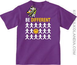 BE DIFFERENT - Koszulka dziecięca fiolet 