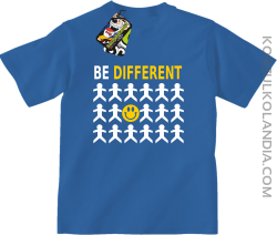 BE DIFFERENT - Koszulka dziecięca niebieska 