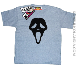 Krzyk Maska - koszulka dziecięca z nadrukiem- melanżowy
