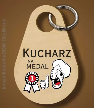 Kucharz na medal-Breloczek 