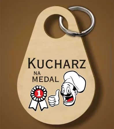Kucharz na medal-Breloczek