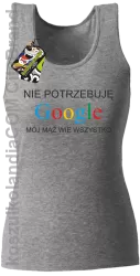 Nie potrzebuję Google mój mąż wie wszystko - Top damski melanż