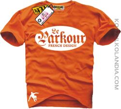 Le parkour french desing koszulka z nadrukiem idealna dla każdego kto trenuje le parkour