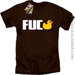 Fuck ala Duck - Koszulka męska brąz 
