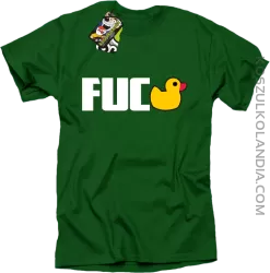 Fuck ala Duck - Koszulka męska zielona 