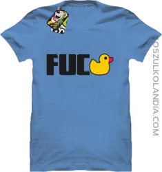 Fuck ala Duck - Koszulka męska błękit 