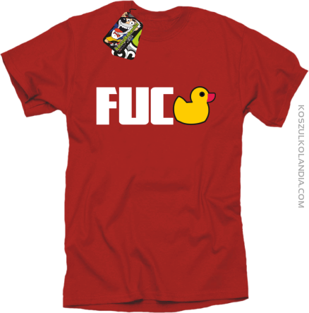 Fuck ala Duck - Koszulka męska czerwona 