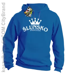 Ślunsko princesa - Bluza z kapturem royal