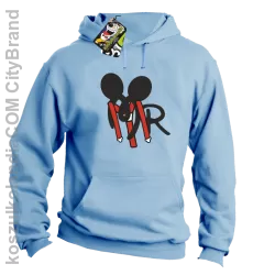 MR ala Mickey - Bluza z kapturem - Błękitny