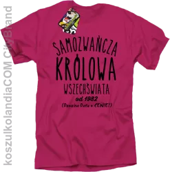 Samozwańcza Królowa wszechświata - Koszulka męska fuchsia 