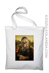 Mona Lisa Chewbacca CZUBAKA - Torba EKO biała 