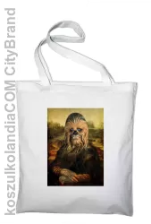 Mona Lisa Chewbacca CZUBAKA - Torba EKO biała 