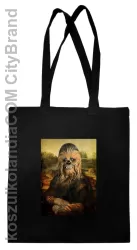 Mona Lisa Chewbacca CZUBAKA - Torba EKO czarna 