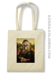 Mona Lisa Chewbacca CZUBAKA - Torba EKO beżowa 