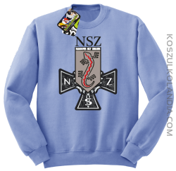 NSZ Narodowe Siły Zbrojne - Bluza męska standard bez kaptura błękit 