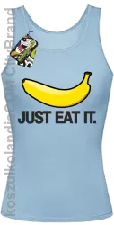 JUST EAT IT Banana - Top damski błękitny 