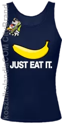 JUST EAT IT Banana - Top damski granat 