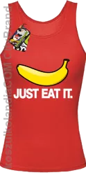 JUST EAT IT Banana - Top damski czerwony 