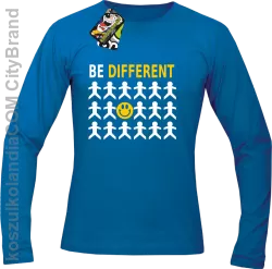 BE DIFFERENT - Longsleeve męski niebieska 