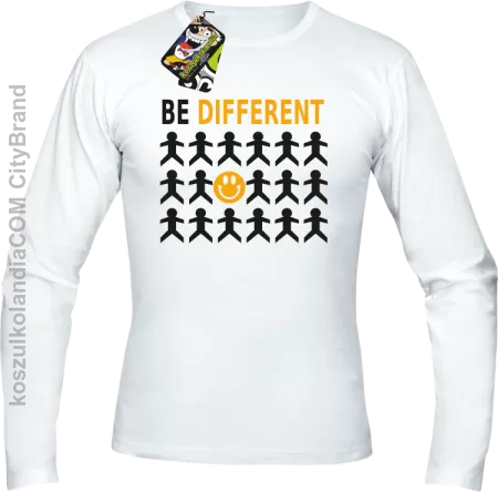 BE DIFFERENT - Longsleeve męski 