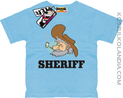 Sheriff Old Man - koszulka dziecięca - błękitny