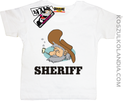 Sheriff Old Man - koszulka dziecięca - biały