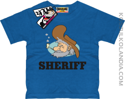 Sheriff Old Man - koszulka dziecięca - niebieski