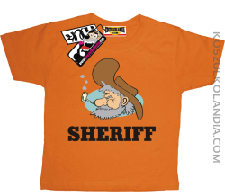 Sheriff Old Man - koszulka dziecięca - pomarańczowy
