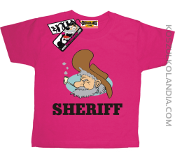 Sheriff Old Man - koszulka dziecięca - różowy