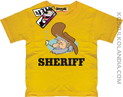 Sheriff Old Man - koszulka dziecięca - żółty