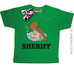 Sheriff Old Man - koszulka dziecięca - zielony