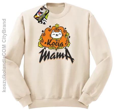 Kocia Mama - Bluza męska standard bez kaptura 