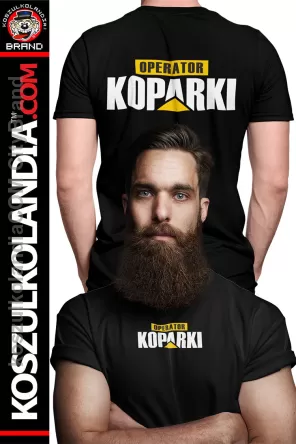 Operator koparki -  koszulka męska 