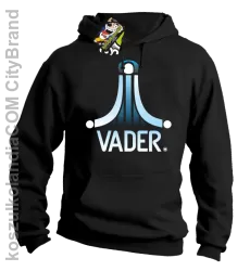 VADER STAR ATARI STYLE - Bluza męska z kapturem czarna 