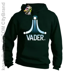 VADER STAR ATARI STYLE - Bluza męska z kapturem butelkowa 