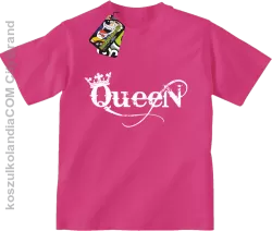 Queen Simple - Koszulka dziecięca fuchsia 