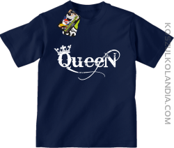 Queen Simple - Koszulka dziecięca granat