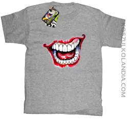 Halloween Jocker Smile Retro - koszulka dziecięca melanż 
