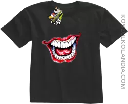 Halloween Jocker Smile Retro - koszulka dziecięca czarna